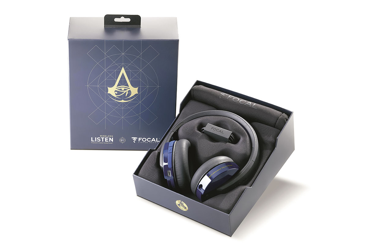 Packaging casque Assassins Creed ouvert